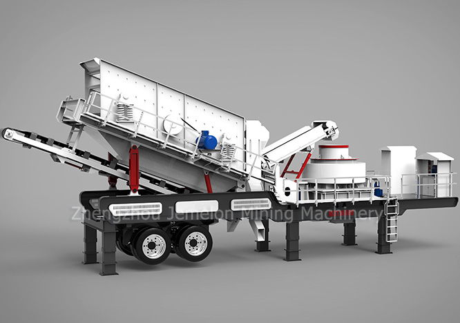 Mobile sand making plant