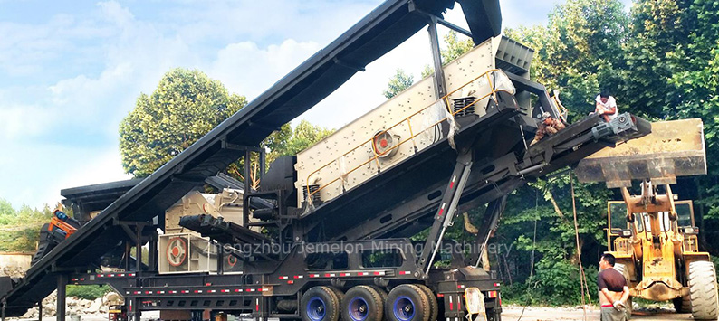 Mobile Impact Crushing Plant