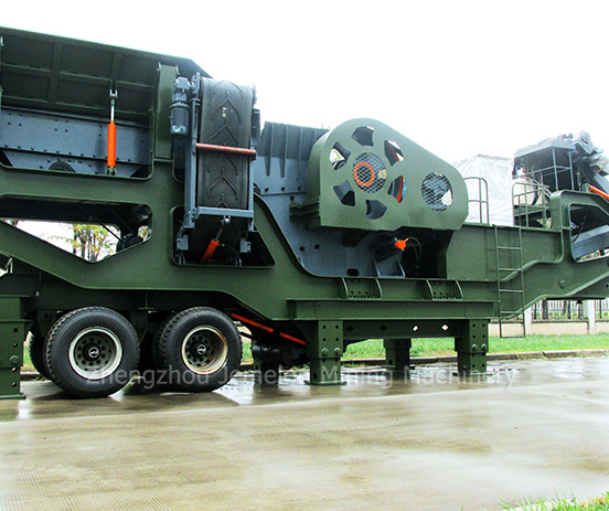 Wheel Mounted Mobile Crushing Station